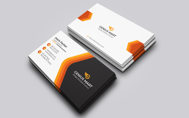 Corporate Business Card Template 94 Corporate Identity
