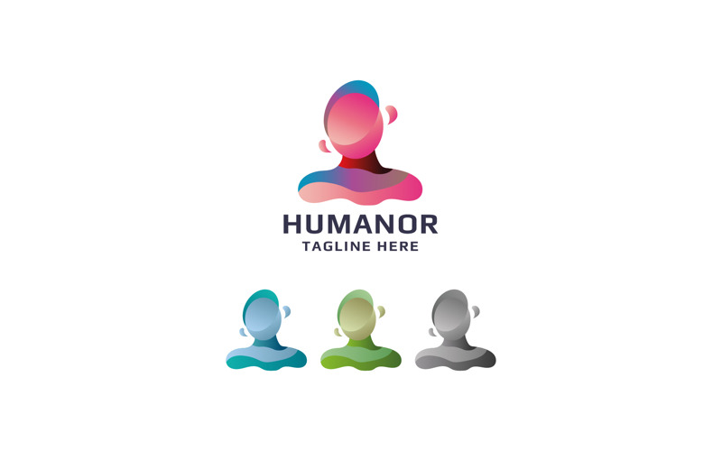 Human Vision Intelligence Logo Logo Template