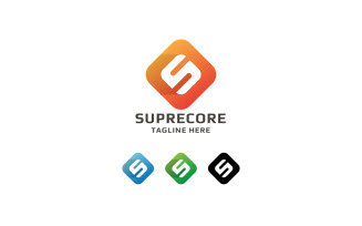 Professional Supre Core Letter S Logo