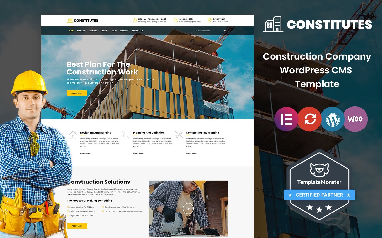 Kit Graphique #259615 Architecture Construction Divers Modles Web - Logo template Preview