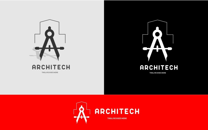 Architect Logo for Engineer and Builders Logo Template