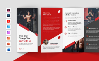 Fitness Gym Center Brochure Tri-Fold