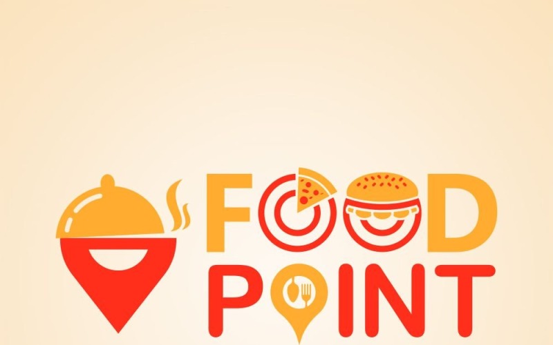 Logo Design Template - Food Point Logo Template