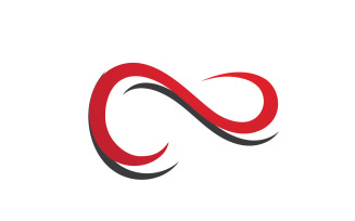 Infinity Design Vector Logo Design Loop Template V7