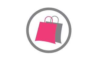 Online Shop Logo Template Vector Icon Design V16