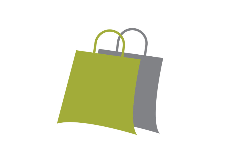 Online Shop Logo Template Vector Icon Design V3