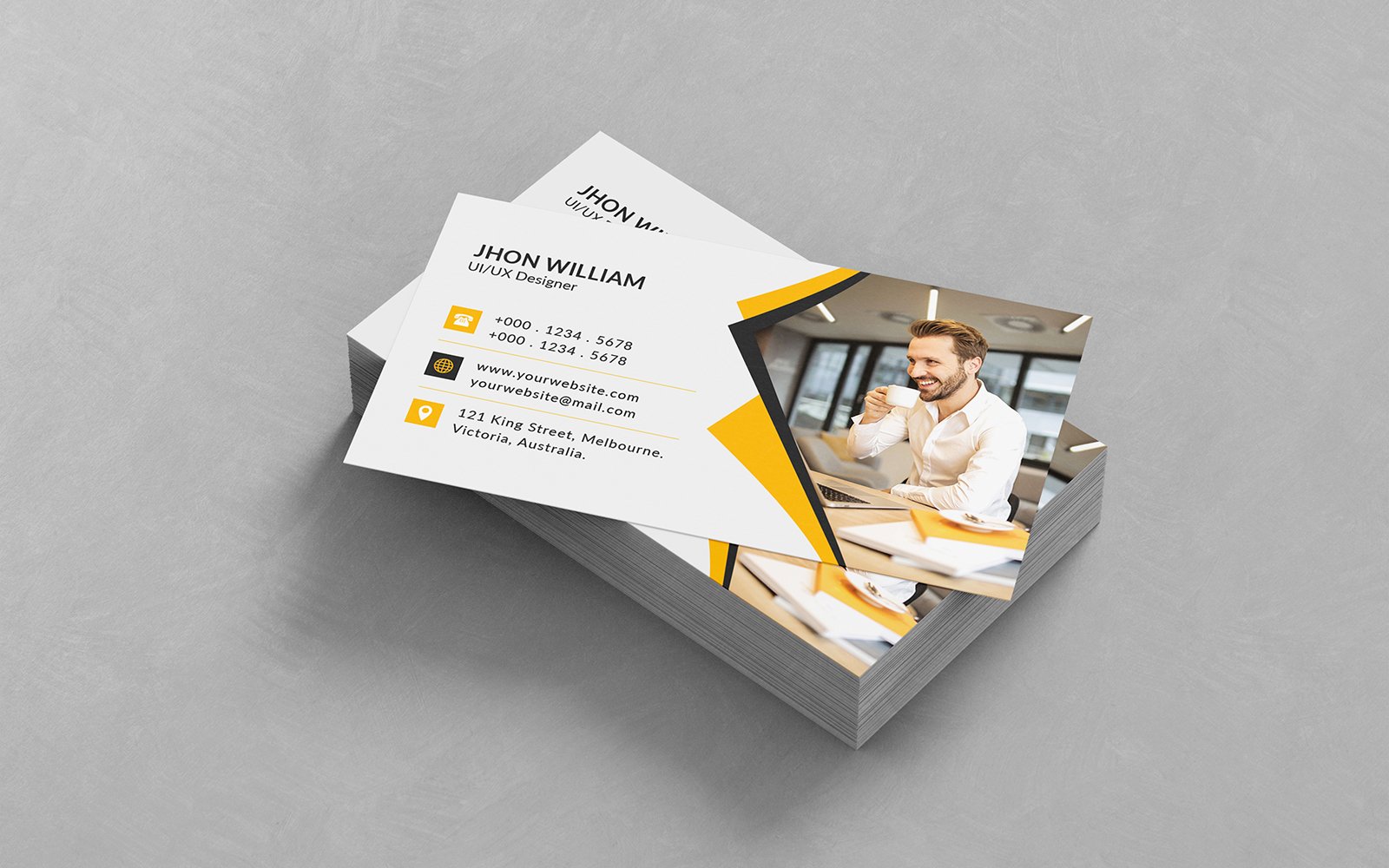 Template #260064 Business Card Webdesign Template - Logo template Preview