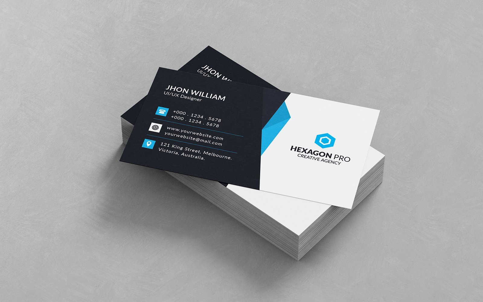 Template #260065 Business Card Webdesign Template - Logo template Preview