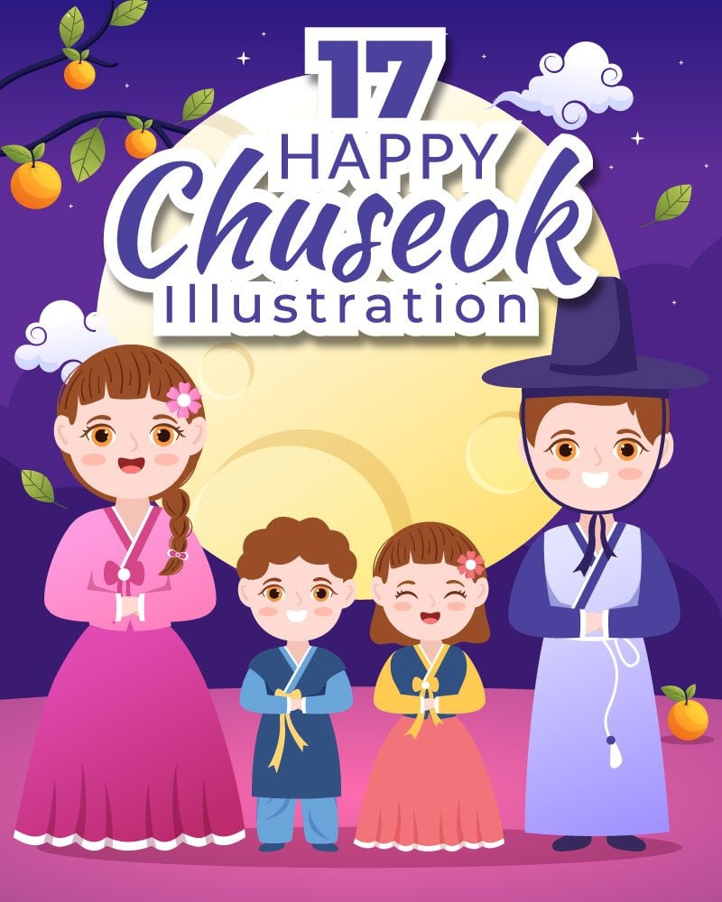 Kit Graphique #260098 Chuseok Jour Divers Modles Web - Logo template Preview