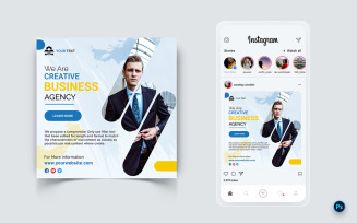 Business Service Promotion Social Media Post Design Template-08