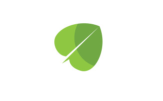 Leaf Eco Green Nature Element Vector Logo V3