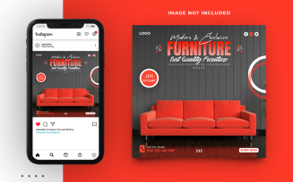 Furniture Sale And Interior Promotion Social Media Post Banner Templates
