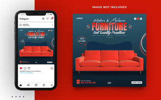Furniture Sale And Interior Promotion Social Media Post Banner