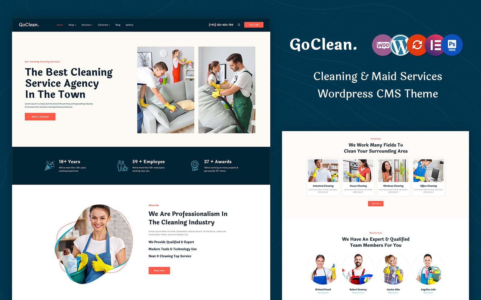 Template #260264 Cleaning Business Webdesign Template - Logo template Preview