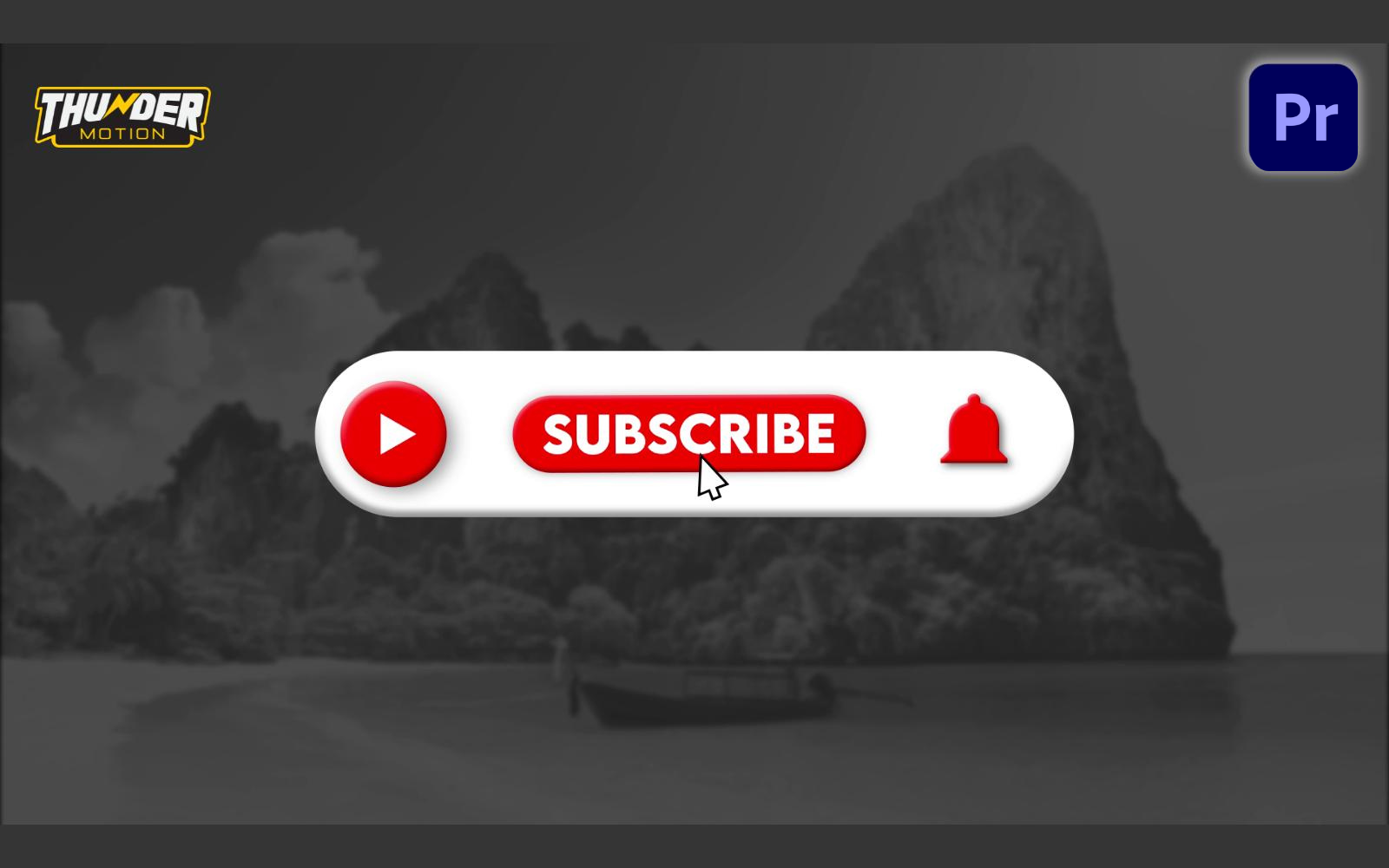 Most Beautiful Subscribe Button - Motion Graphics Templates