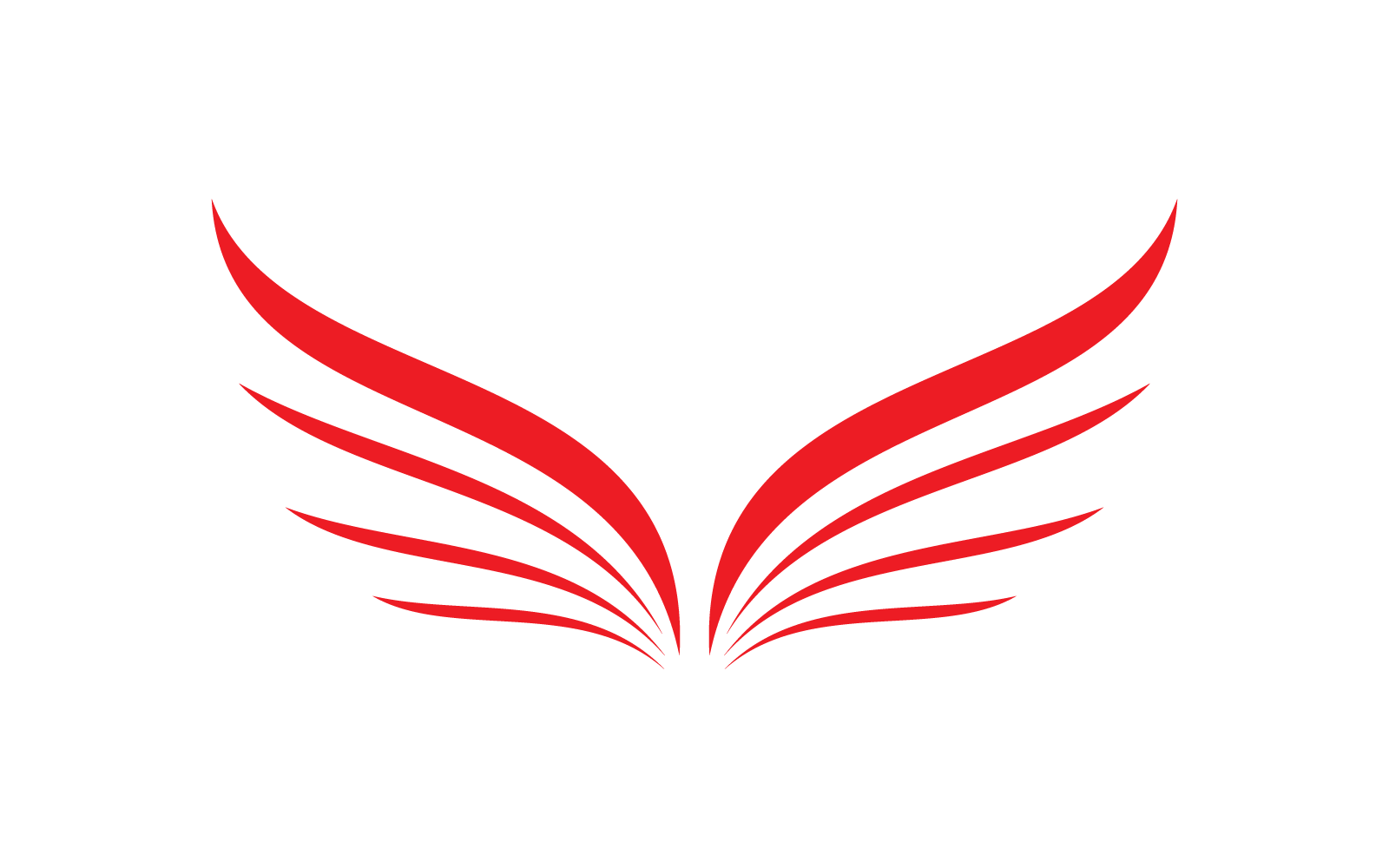 Diseño de vector de logotipo de ilustración de ala