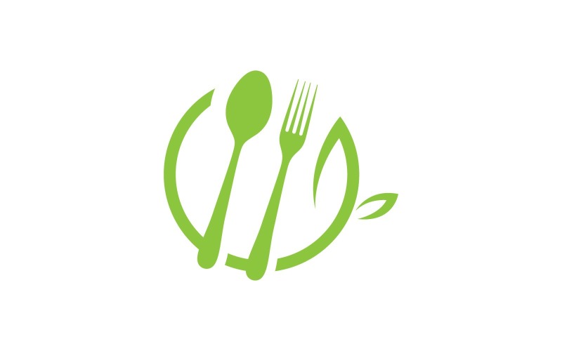 Healthy food Vector Logo Design Template V1 Logo Template