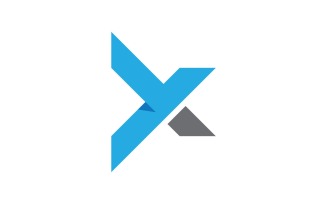 X letter Vector Logo Design Template V1