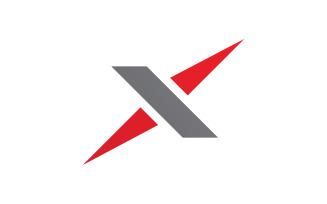 X letter Vector Logo Design Template V3