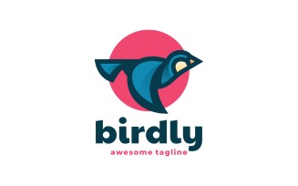 Bird Mascot Color Logo Style