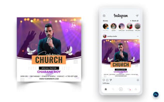 Church Speech Motivation Social Media Post Design Template-05