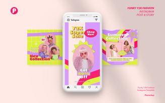 Colorful Funky Y2K Fashion Promotion Instagram