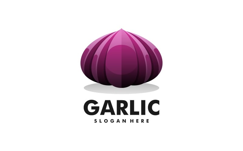 Garlic Gradient Logo Style Logo Template