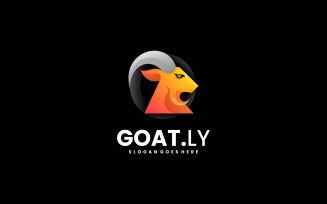 Goat Gradient Colorful Logo Template