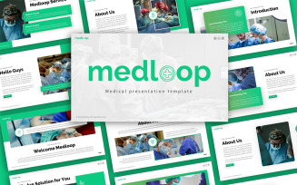 Medloop Medical Multipurpose PowerPoint Presentation Template