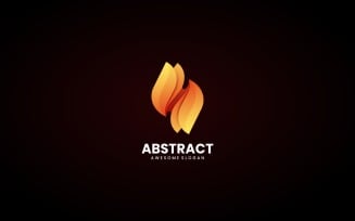 Vector Abstract Gradient Color Logo Template