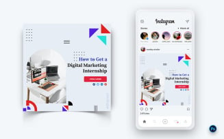 Digital Marketing Social Media Post Design Template-12
