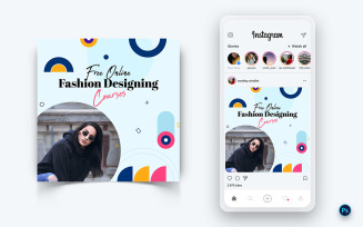 Fashion Sale Promotion Social Media Post Design Template-39
