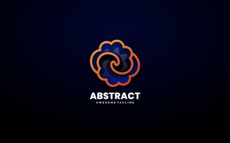 Abstract Line Art Logo Style