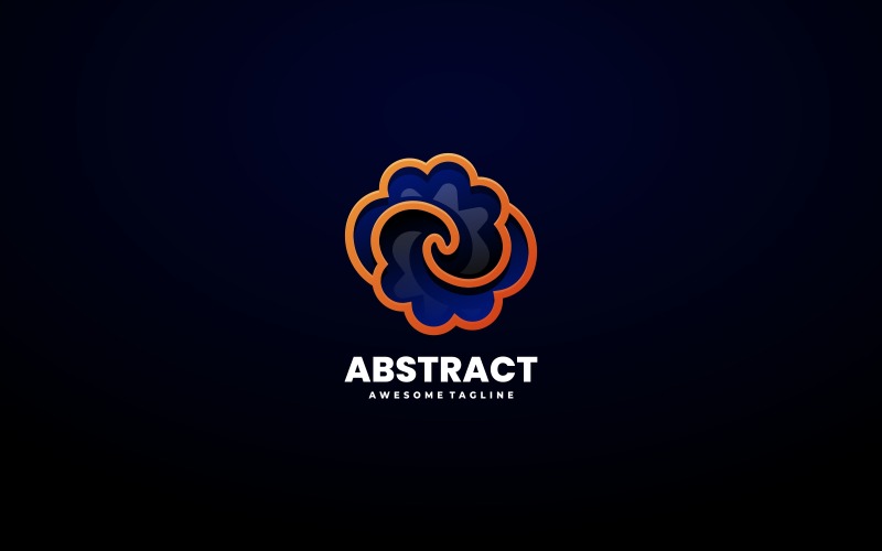 Abstract Line Art Logo Style Logo Template