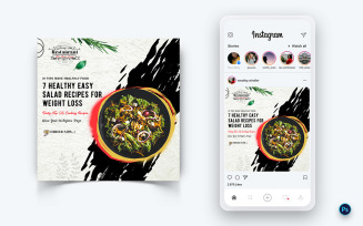 Food and Restaurant Social Media Post Design Template-20