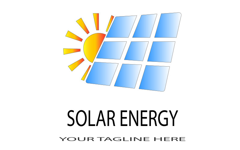 Solar Energy Logo For Green Energy Logo Template
