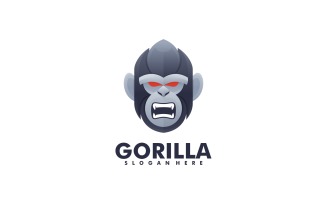 Vector Gorilla Gradient Logo