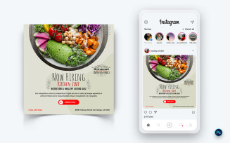 Food and Restaurant Social Media Post Design Template-78