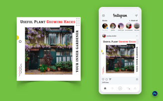 Gardening Social Media Post Design Template-09
