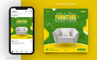 Furniture Sale Promo Social Media Post Banner Templates
