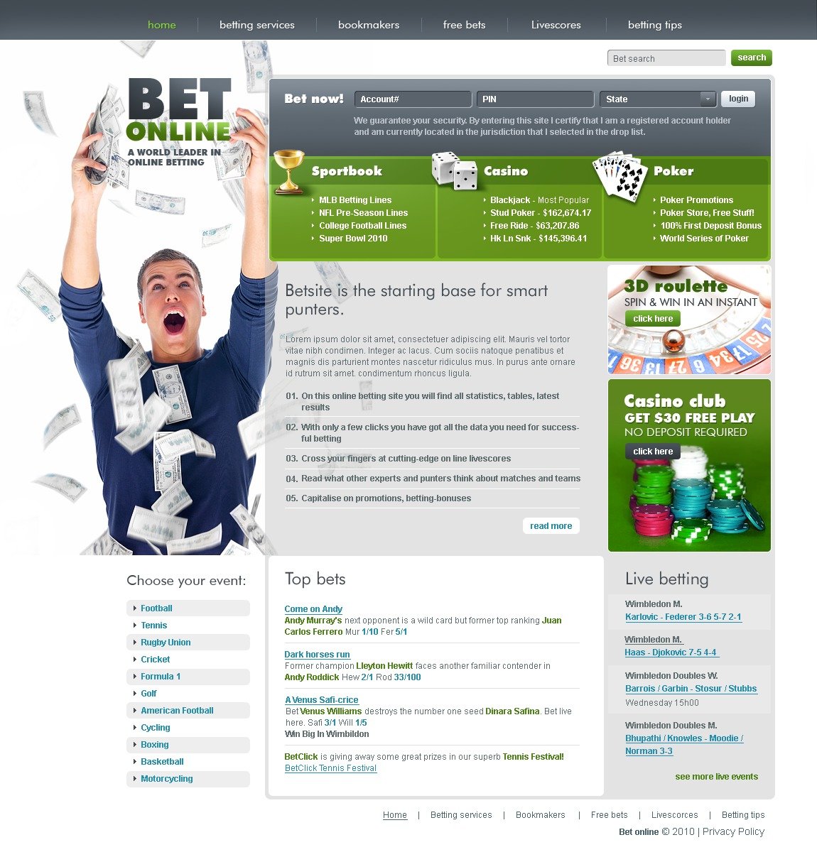 legal us betting web sites