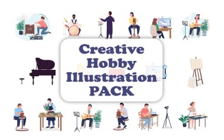 Creative Hobby Illustration Bundle