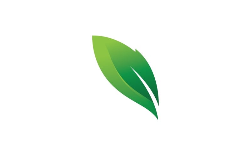 Green Leaf Nature Vector Logo Design Template Logo Template