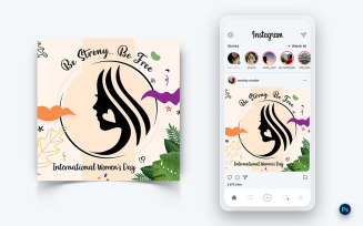 International Womens Day Social Media Post Design Template-02