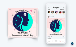 International Womens Day Social Media Post Design Template-03