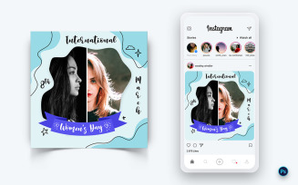 International Womens Day Social Media Post Design Template-15