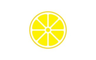 Lemon Fresh Fruit Vector Logo Design Template V14