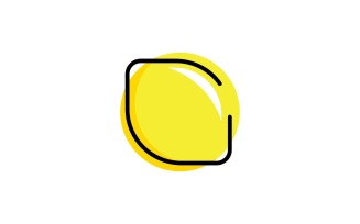 Lemon Fresh Fruit Vector Logo Design Template V6