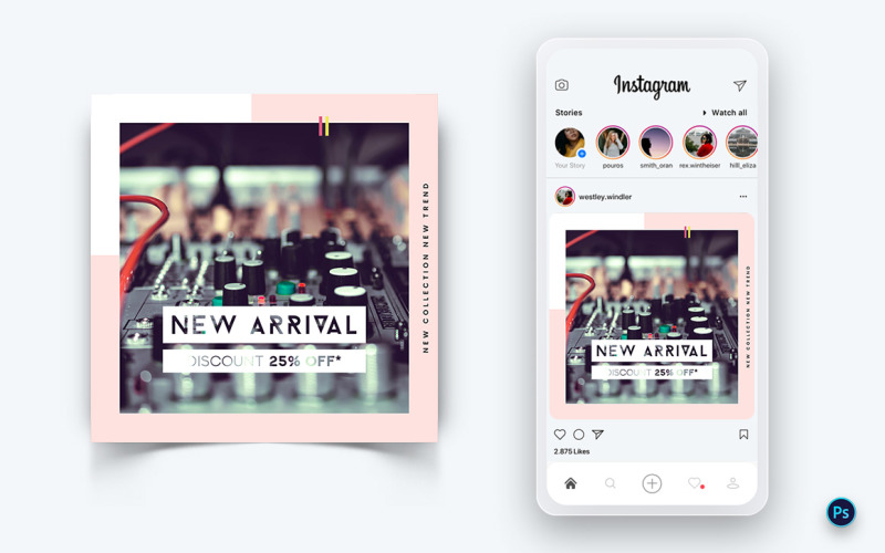 Music Night Party Social Media Post Design Template-02