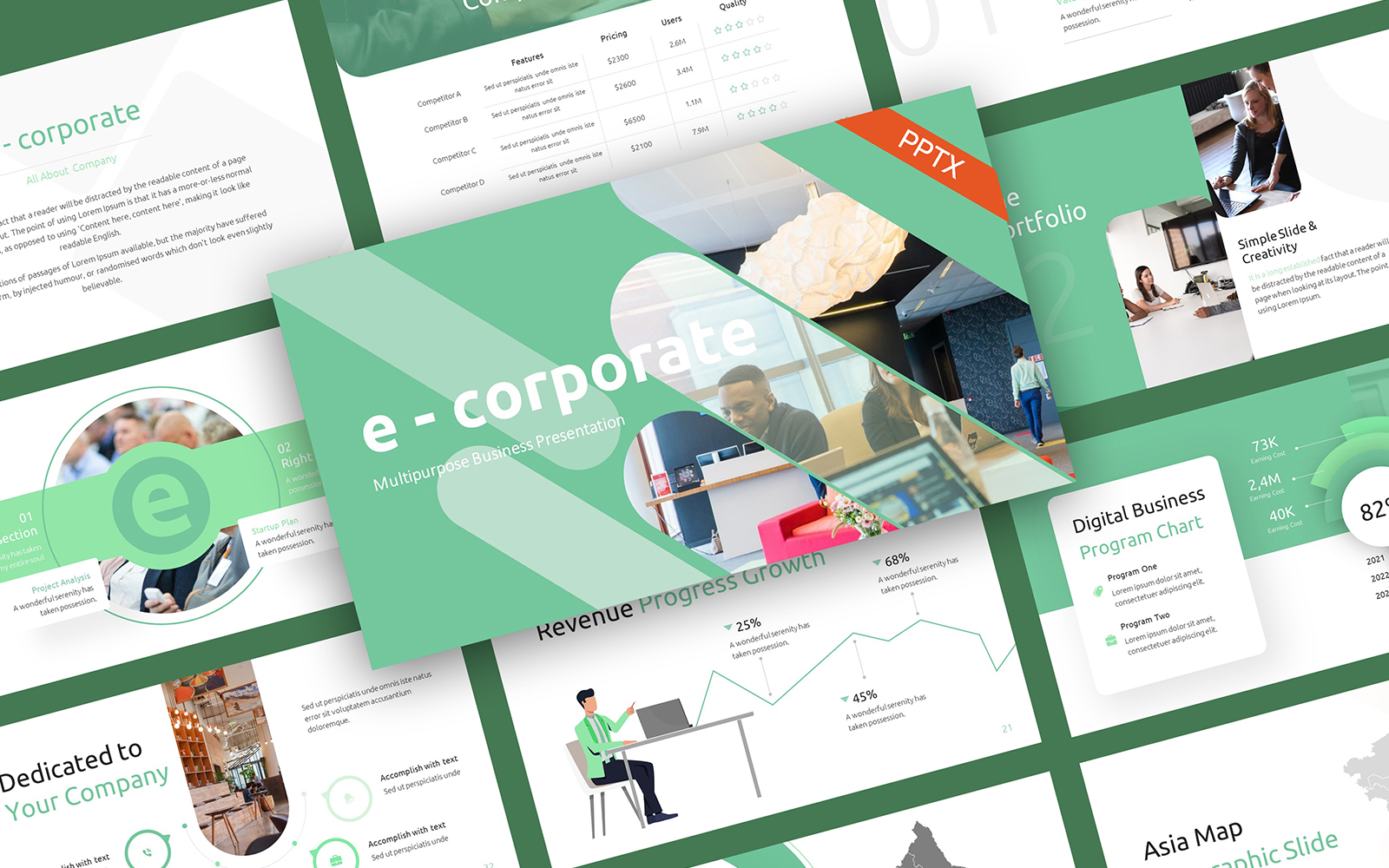 Template #261121 Business Corporate Webdesign Template - Logo template Preview